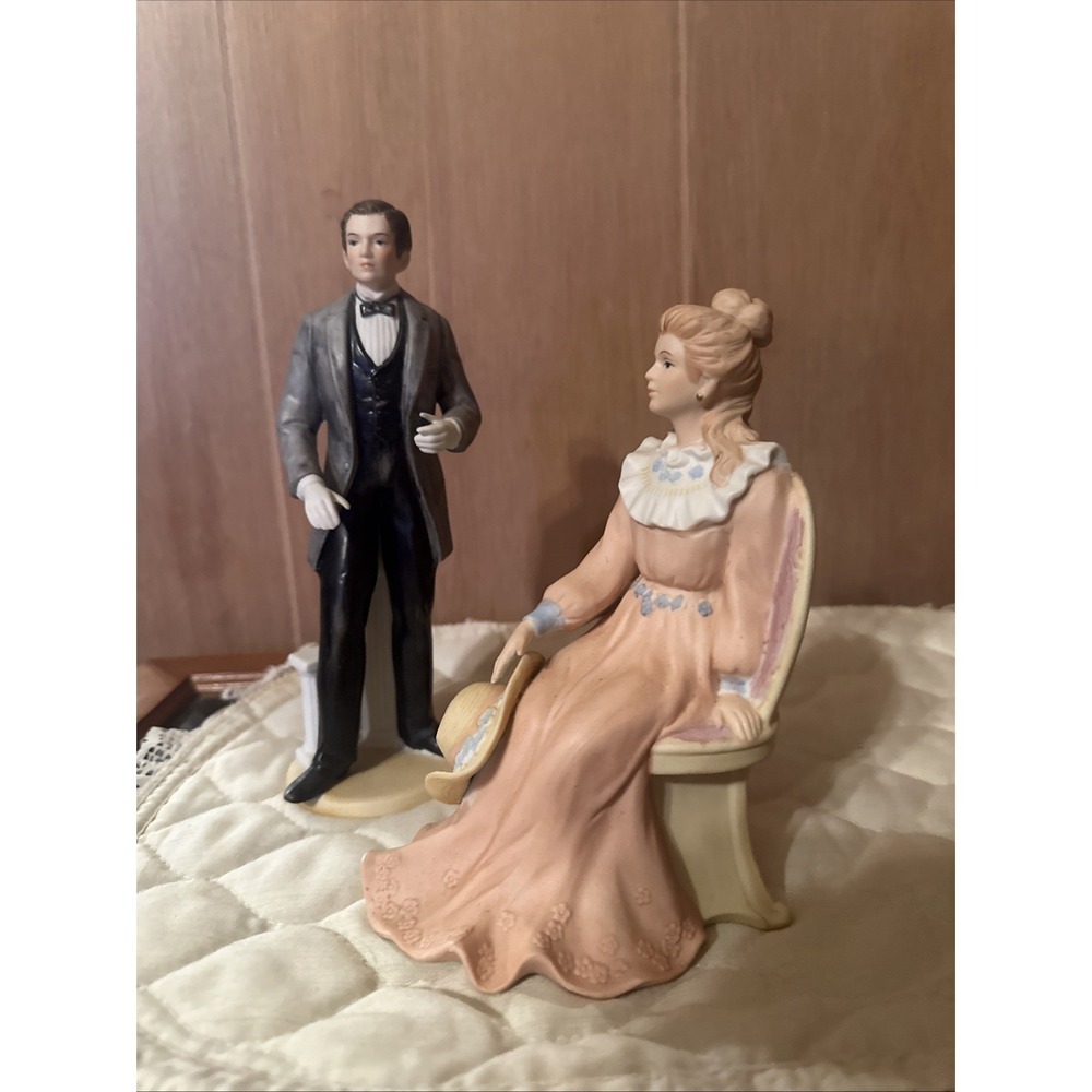 Homco Vintage Courtney's Dream And Southern Gentleman Figures - Picture 2 of 2